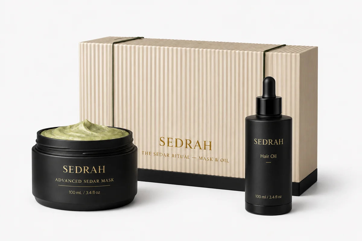 The Sedar Ritual — SEDRAH gift box with Advanced Sedar Mask and Hair Oil
